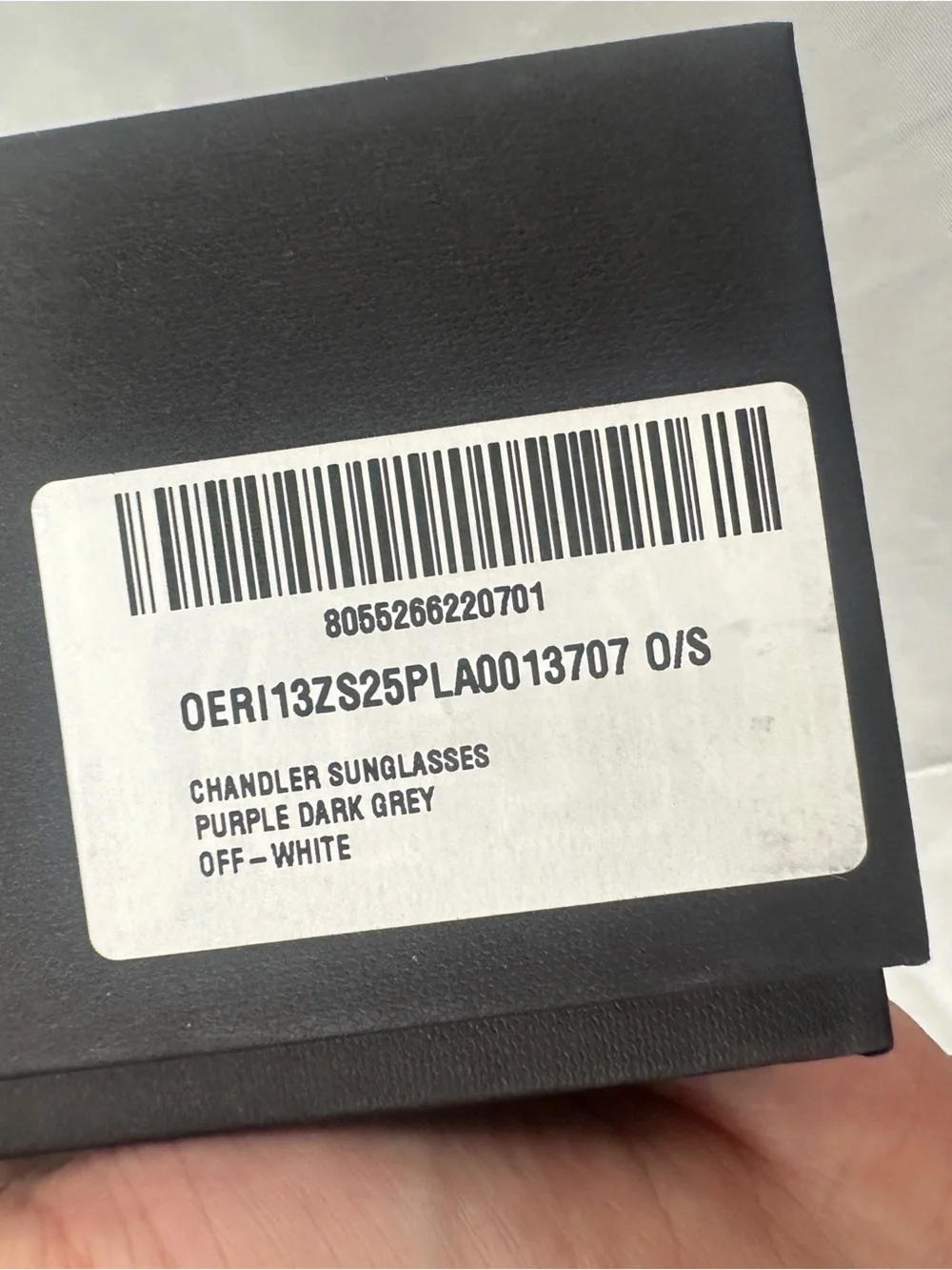 Off White purple Chandler sunglasses